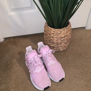 Pink sneakers